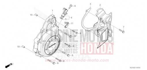 A.C. GENERATOR COVER CB500XAT de 2026